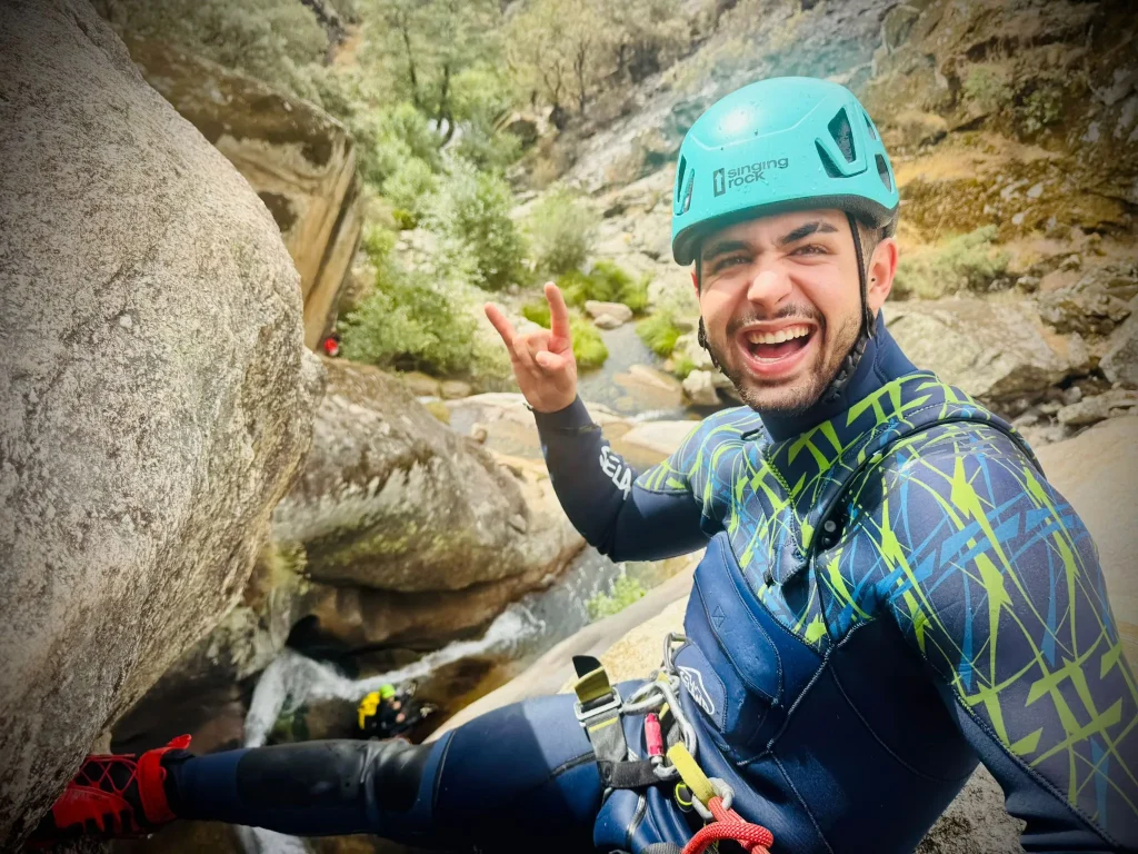 pozas y toboganes del barranco de los papuos tras el incendio de jarilla