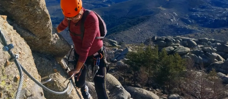 Vía ferrata en extremadura